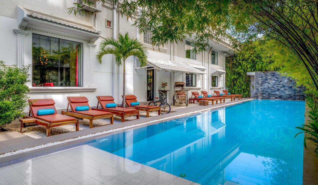 Hotel White Mansion 白色公馆 Phnom Penh Exterior foto